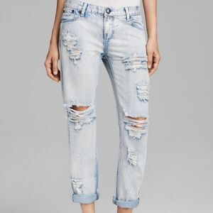 One teaspoon Distressed Light Blue Jeans